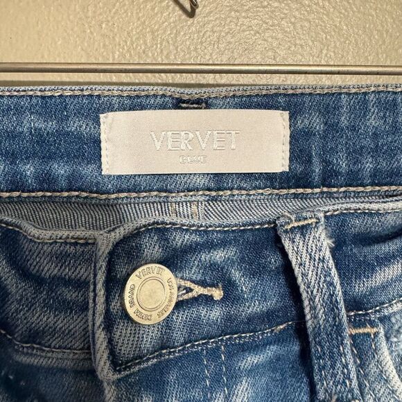 Vervet skinny distressed stretchy jean size 28 - Picture 5 of 7